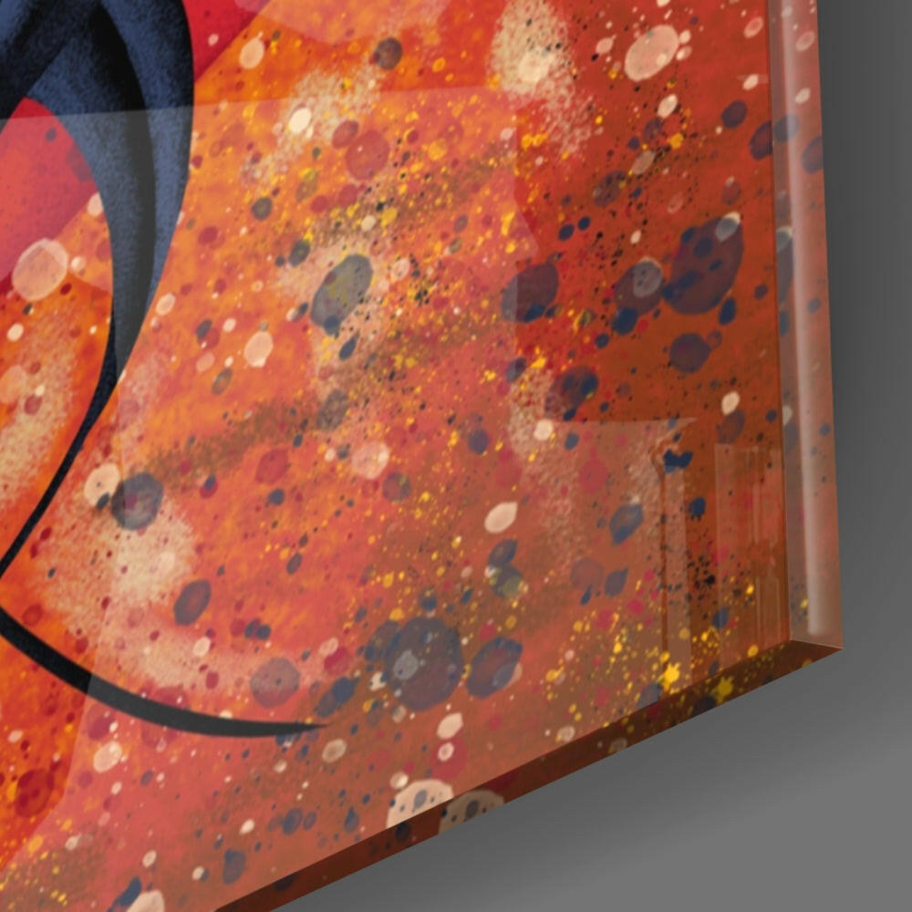 Dance of Shadows Glass Wall Art
