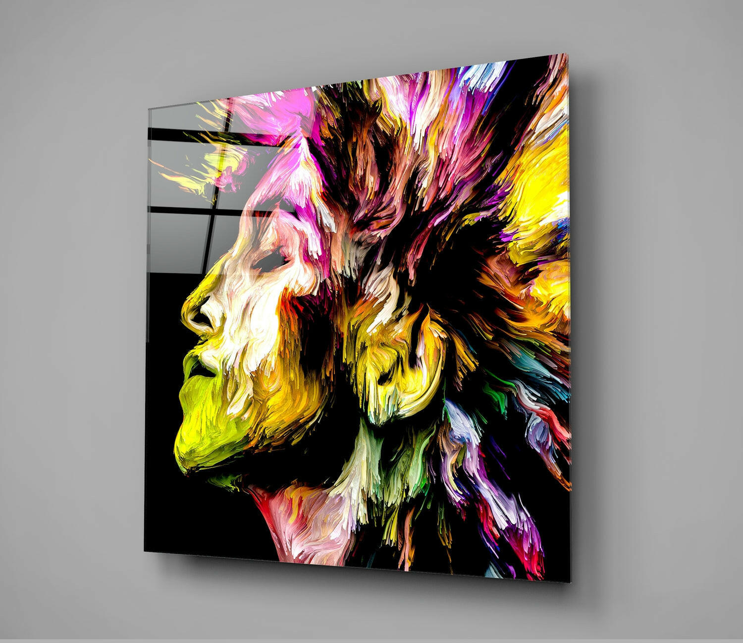 Thought Generation Glass Wall Art