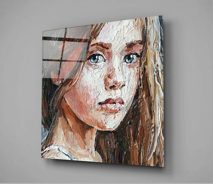 Girl Glass Wall Art