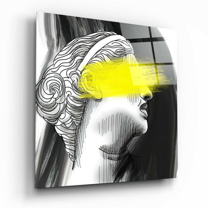 Uncertain Direction Glass Wall Art