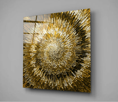 Cycle of Yellow Glass Wall Art