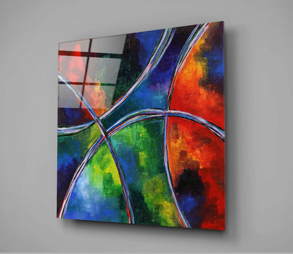 Curves Glass Wall Art