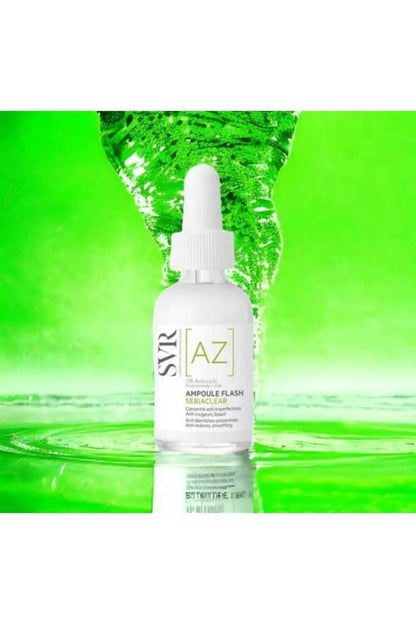 SVR Sebiaclear AZ Ampoule Flash 30ml - Concentrated Serum for Acne-Prone Skin with 15% Azelaic Acid
