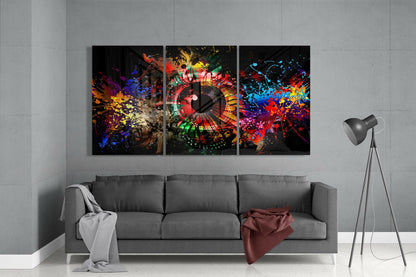 Colors in My Eyes Mega Glass Wall Art