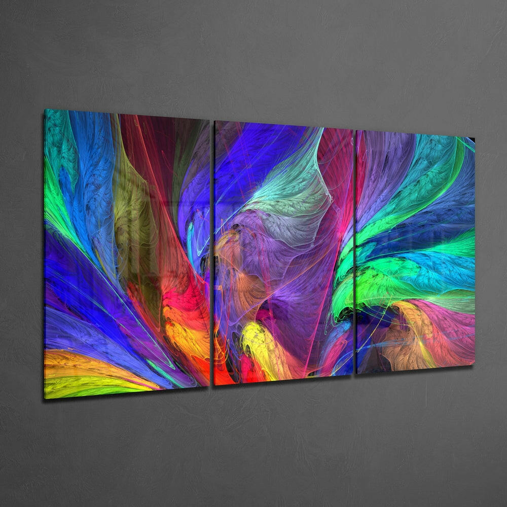 Dance of Colors Mega Glass Wall Art