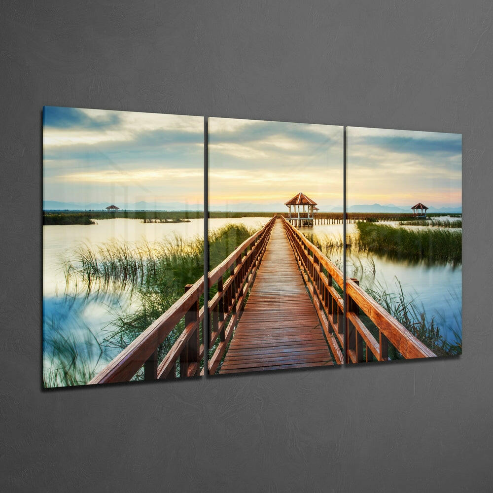 Pier Mega Glass Wall Art