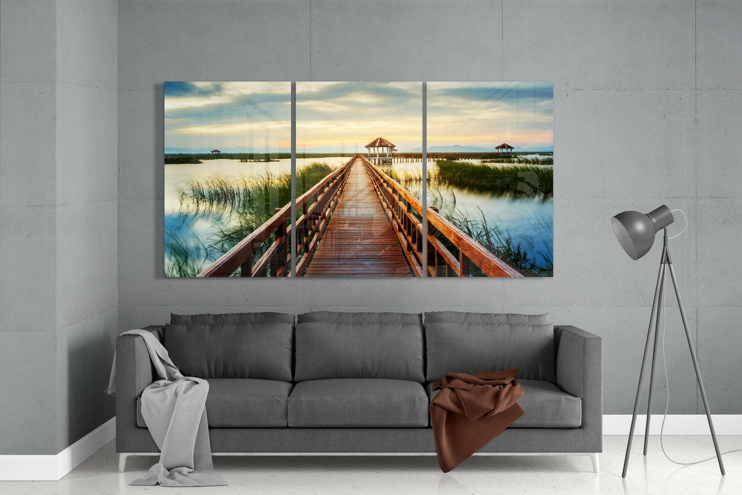 Pier Mega Glass Wall Art