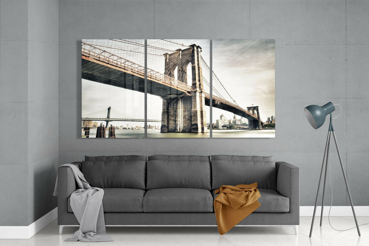 New York Mega Glass Wall Art