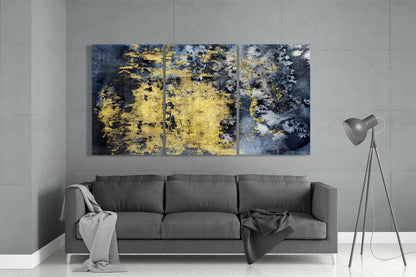 Gold Stain Mega Glass Wall Art