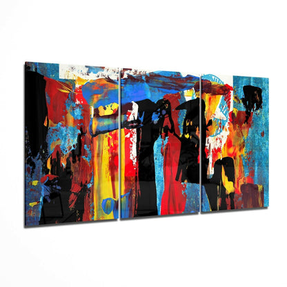 Silhouettes Glass Wall Art