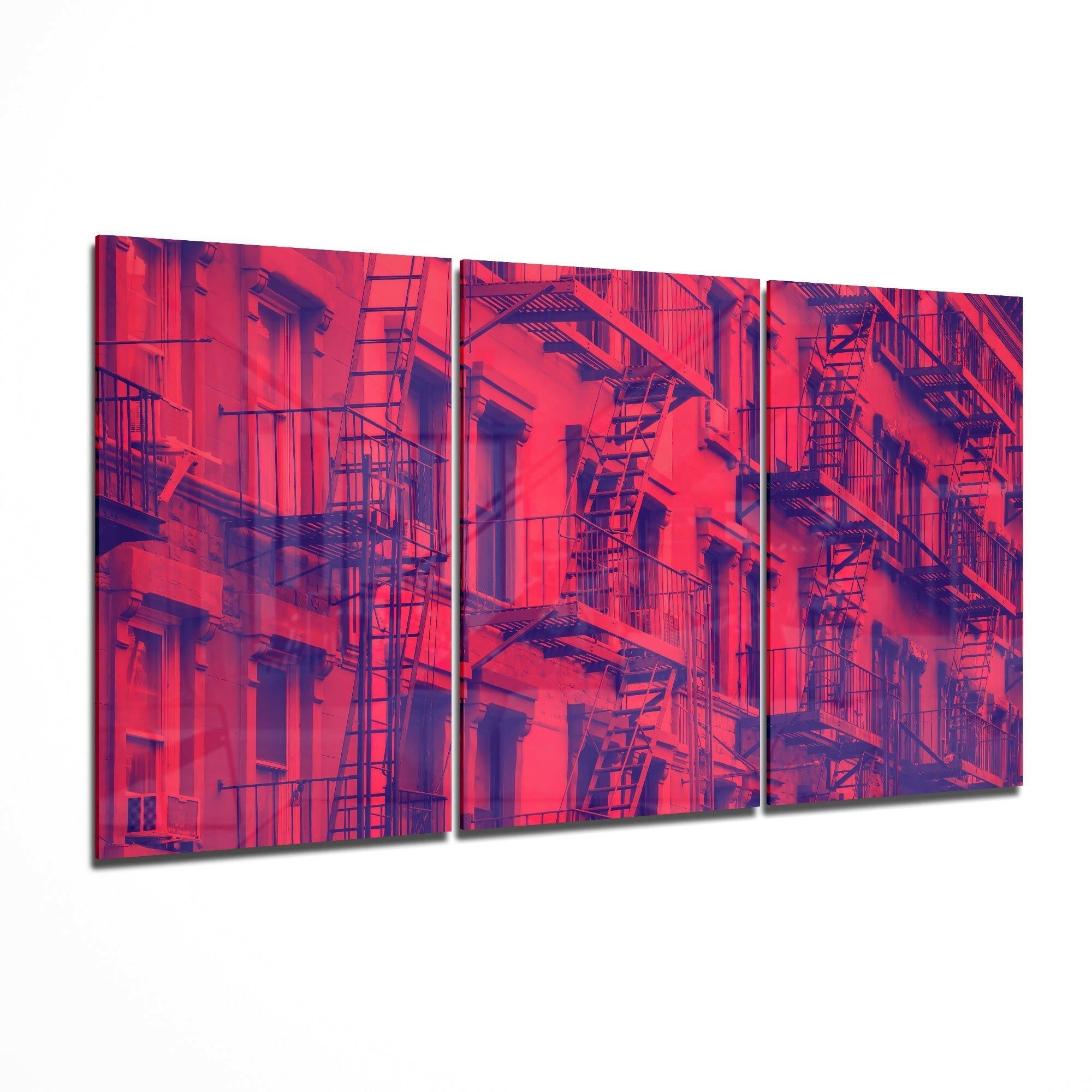 Buildings Glass Art