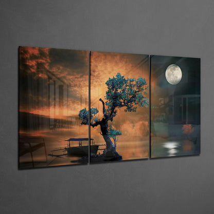 Bonsai Mega Glass Wall Art