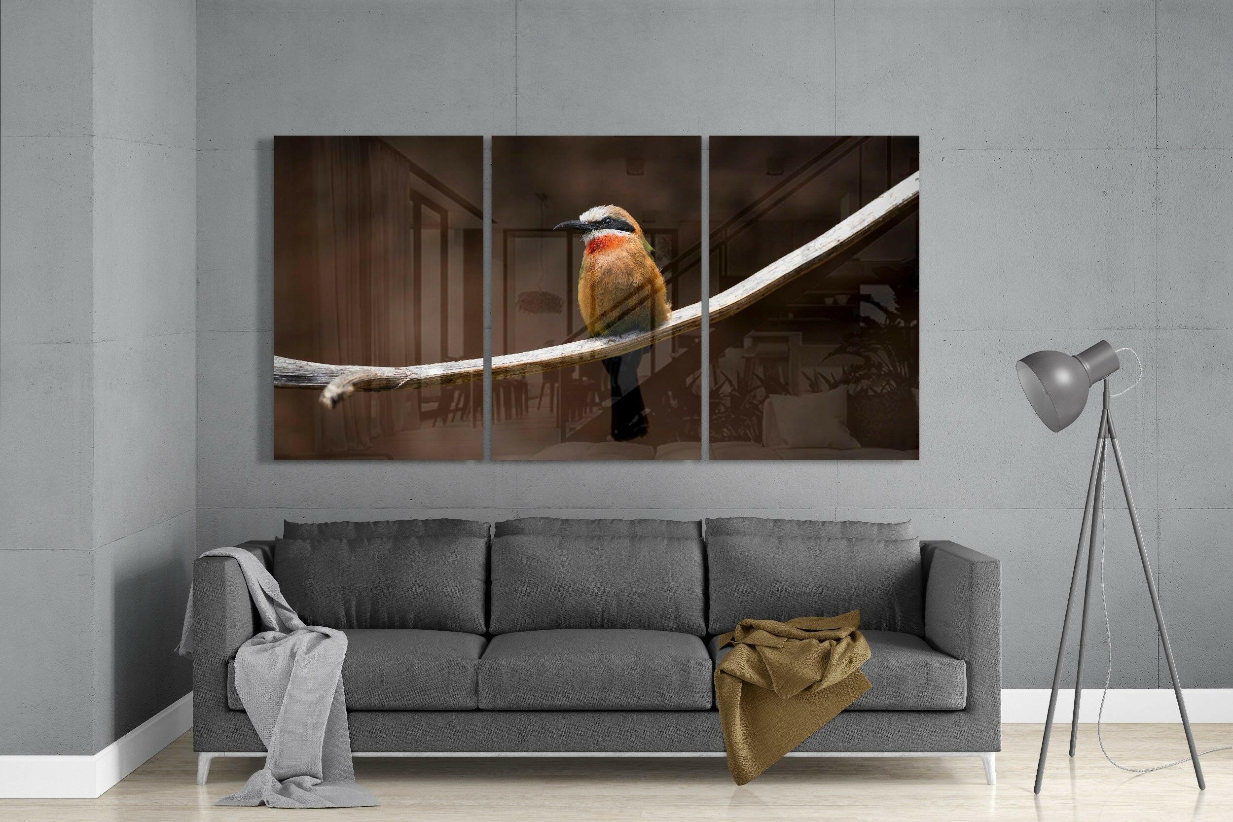Bee-eater Glass Art