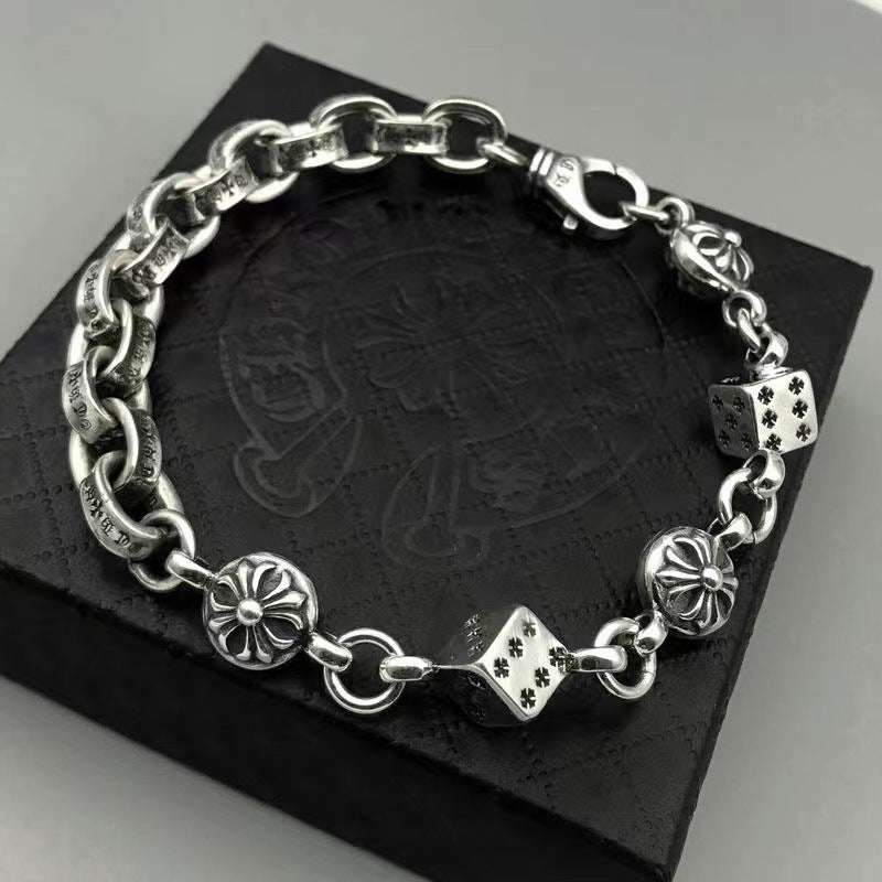 Retro domineering bracelet hip-hop personality men&
