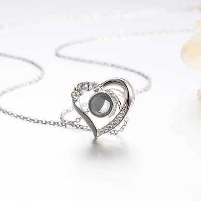 Heart Shaped Projection necklace