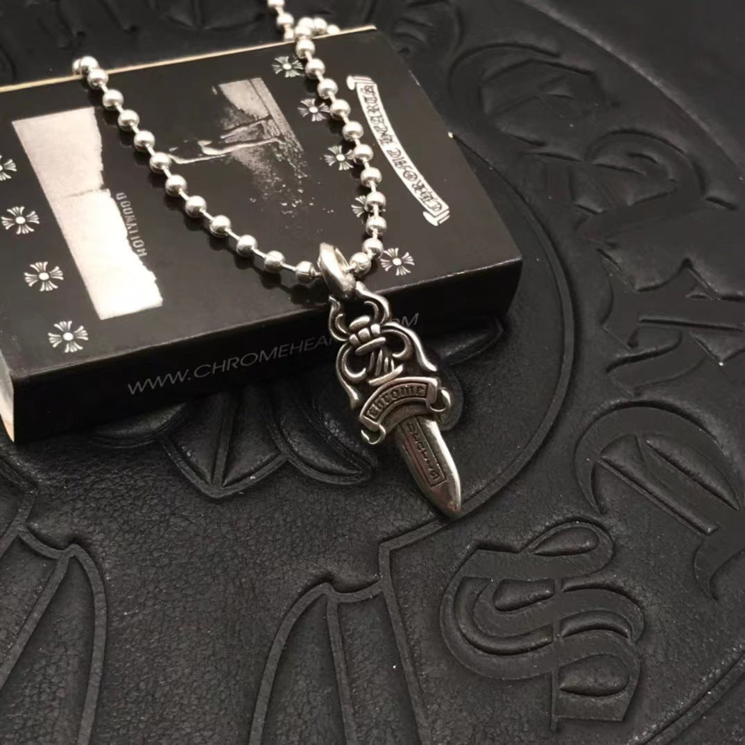 Small Retro Dagger Necklace