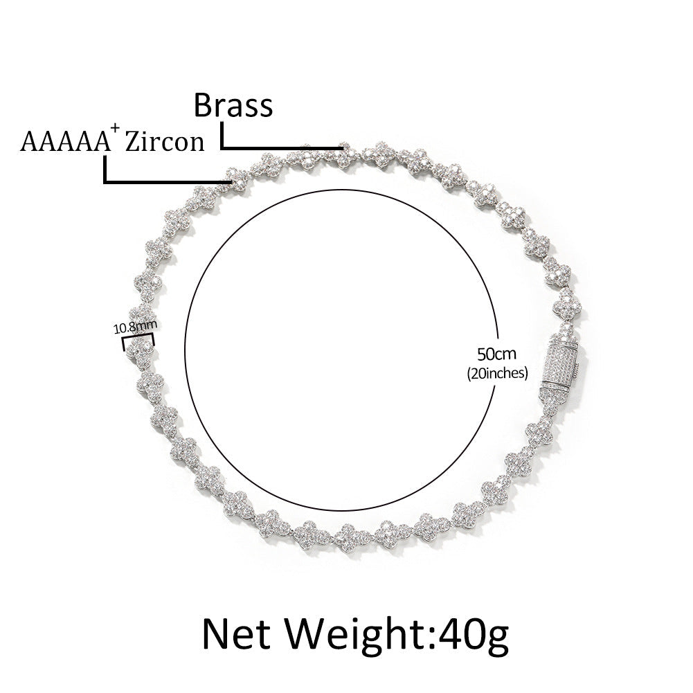 diamond necklace cross moissanite chain