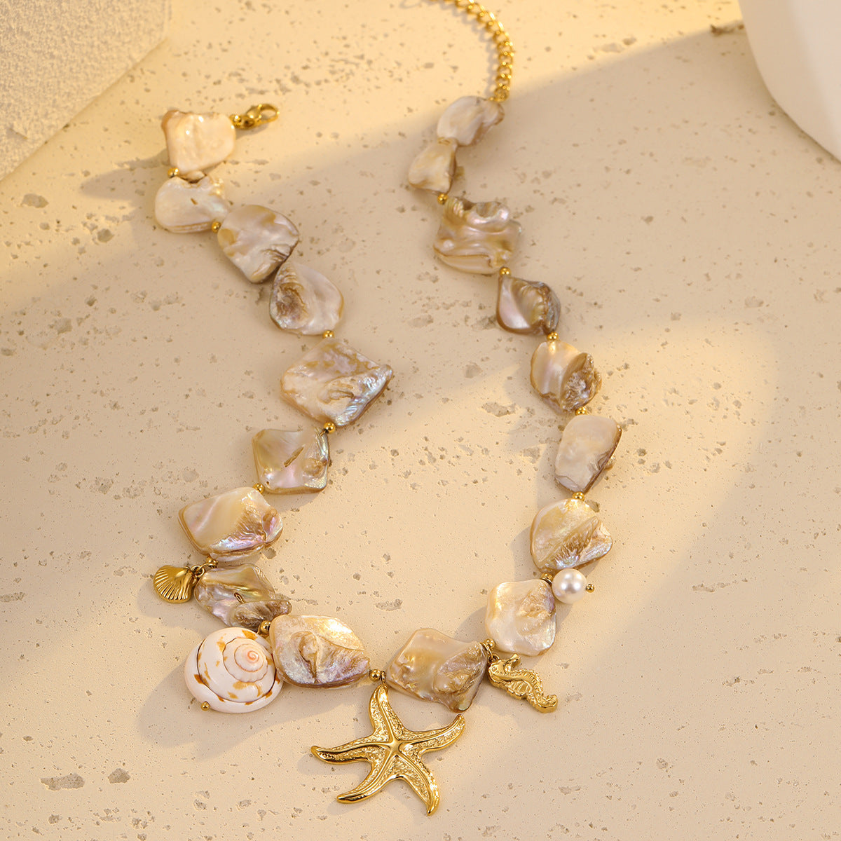 starfish necklace irregular necklace