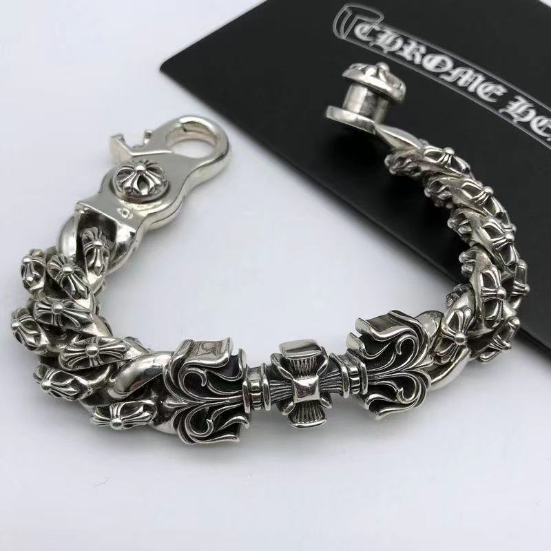 Retro domineering bracelet hip-hop personality men&