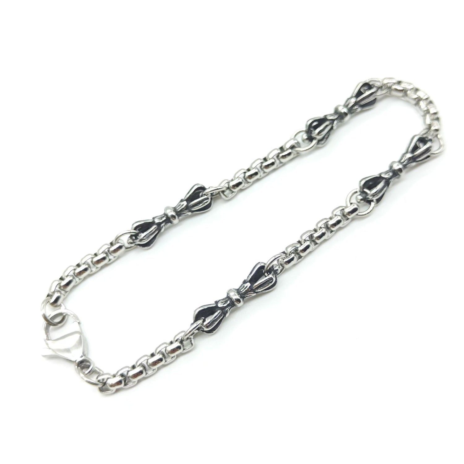 Vajra stainless steel retro simple bracelet