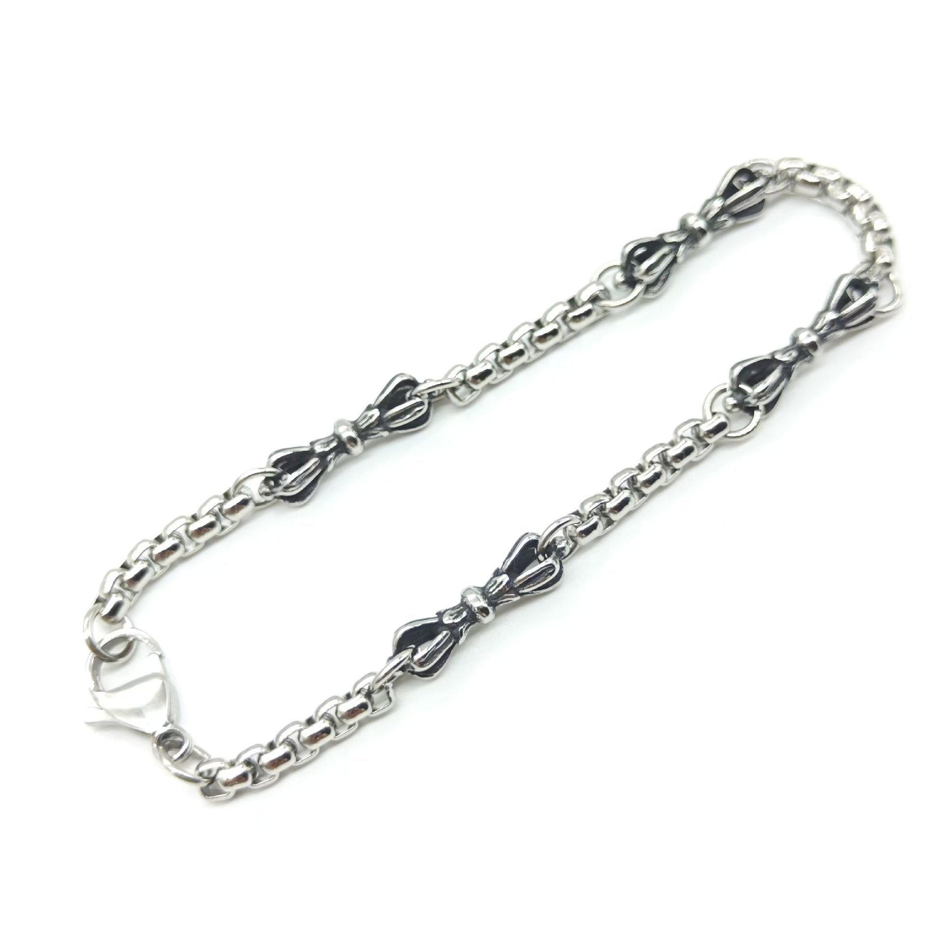 Vajra stainless steel retro simple bracelet