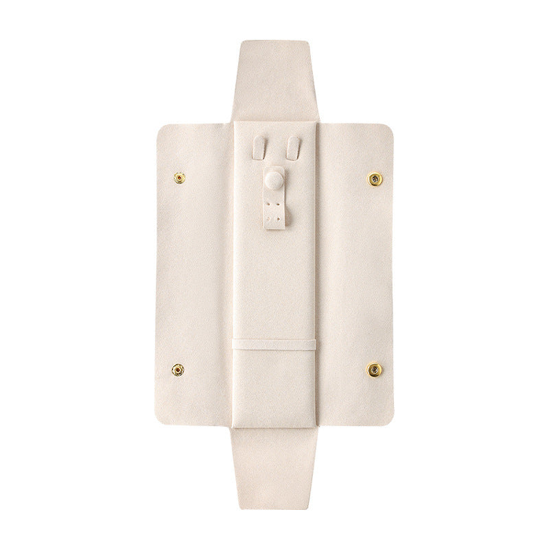 High-end microfiber leather necklace clutch bag