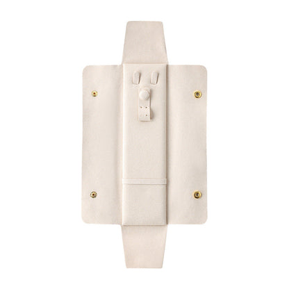 High-end microfiber leather necklace clutch bag