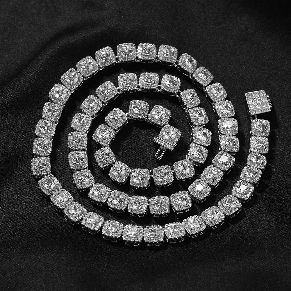 mens gold Gold Plated Rock Candy Chain necklace