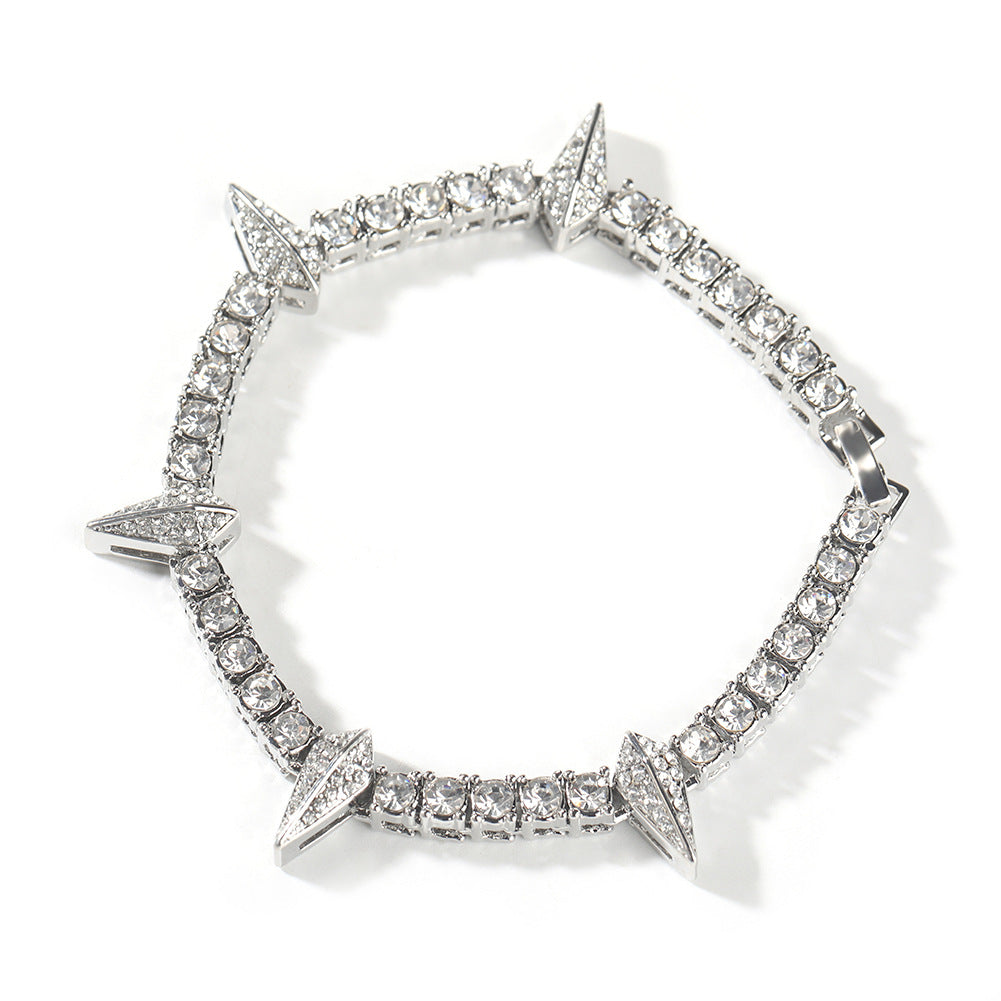 diamond tennis chain Black Panther bracelet