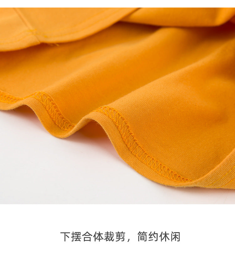 Tight navel-baring short-sleeved women&