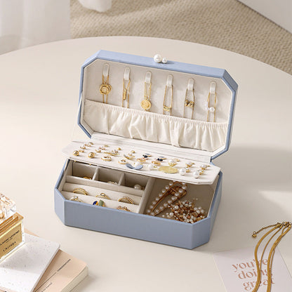PU leather multi-layer large capacity jewelry box