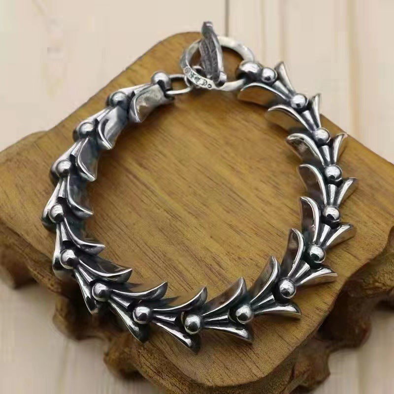 Retro domineering bracelet hip-hop personality men&
