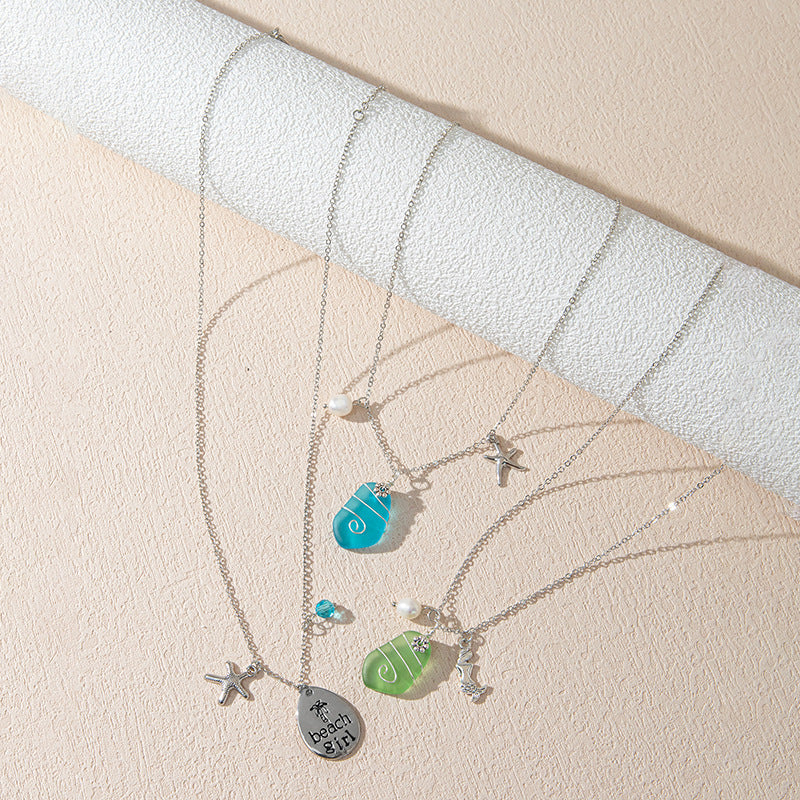 sea glass necklace