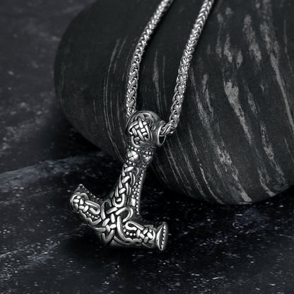 Viking mjolnir necklace