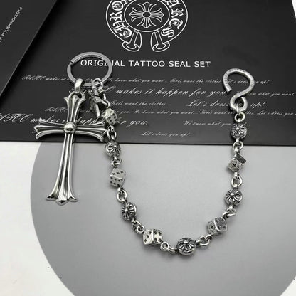 Retro chain waist trouser chain bag chain Key chain Retro dagger
