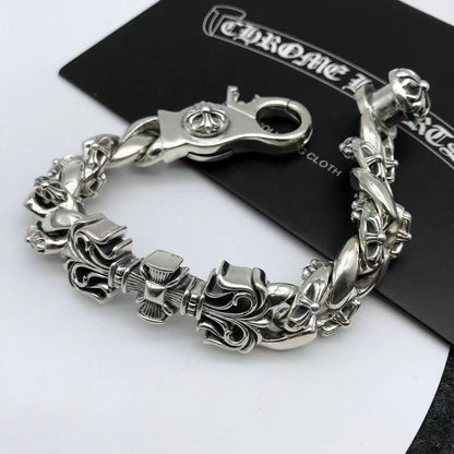 Retro domineering bracelet hip-hop personality men&