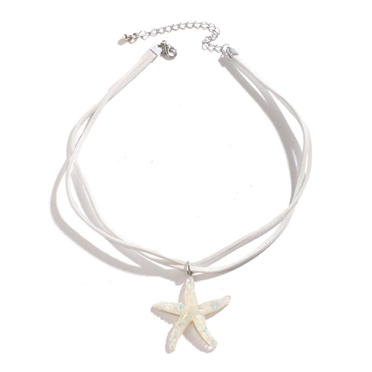 starfish necklace resin wax line necklace