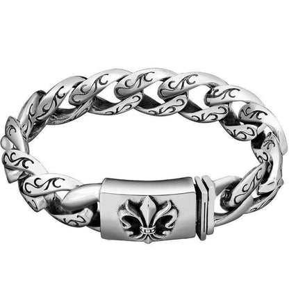 Retro domineering bracelet hip-hop personality men&