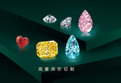 925 silver pink diamond ring