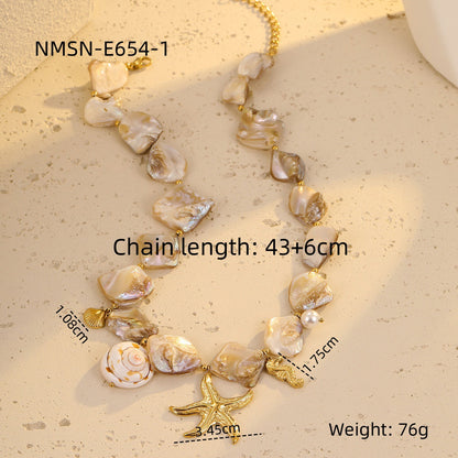 starfish necklace irregular necklace