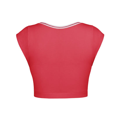 Slim Fit Ultra Short Sexy Spicy Girls Top Knitted Thread T-shirt