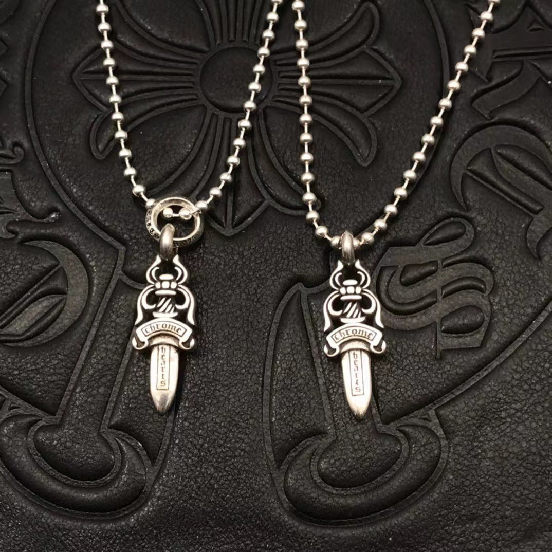 Small Retro Dagger Necklace
