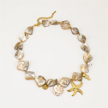 starfish necklace irregular necklace