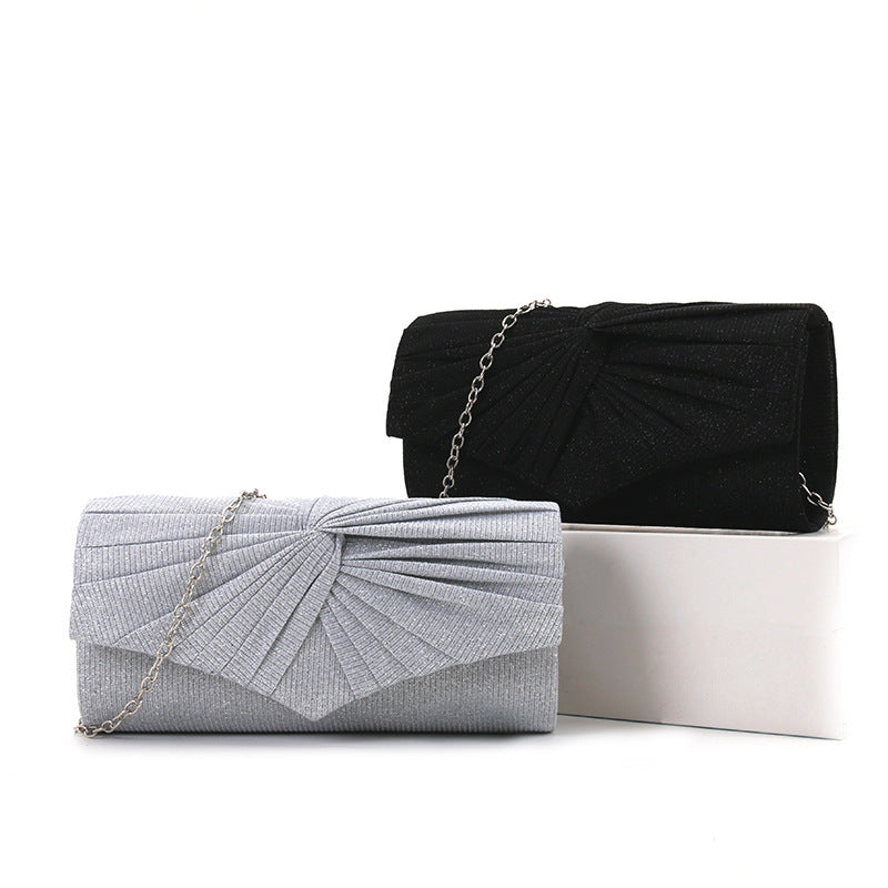 Pleated lace women&