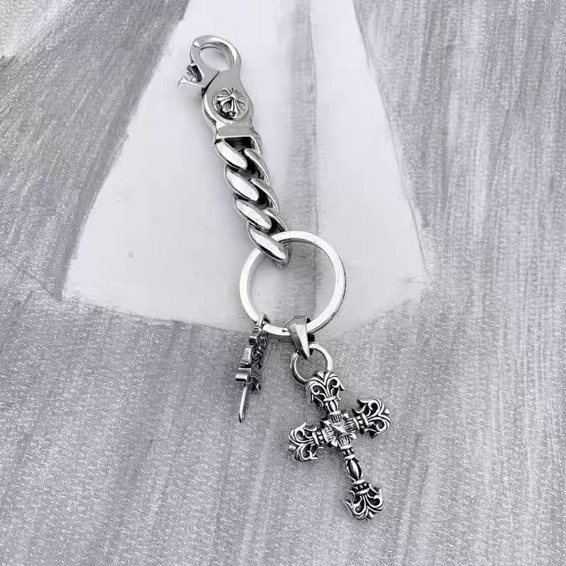 Retro chain waist trouser chain bag chain Key chain Retro dagger