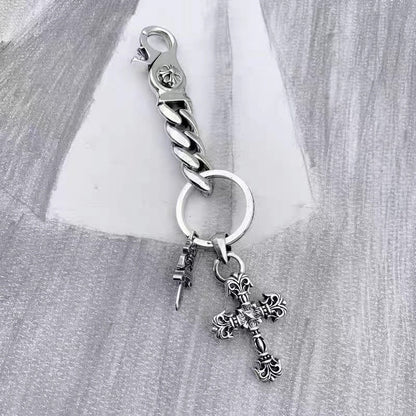 Retro chain waist trouser chain bag chain Key chain Retro dagger