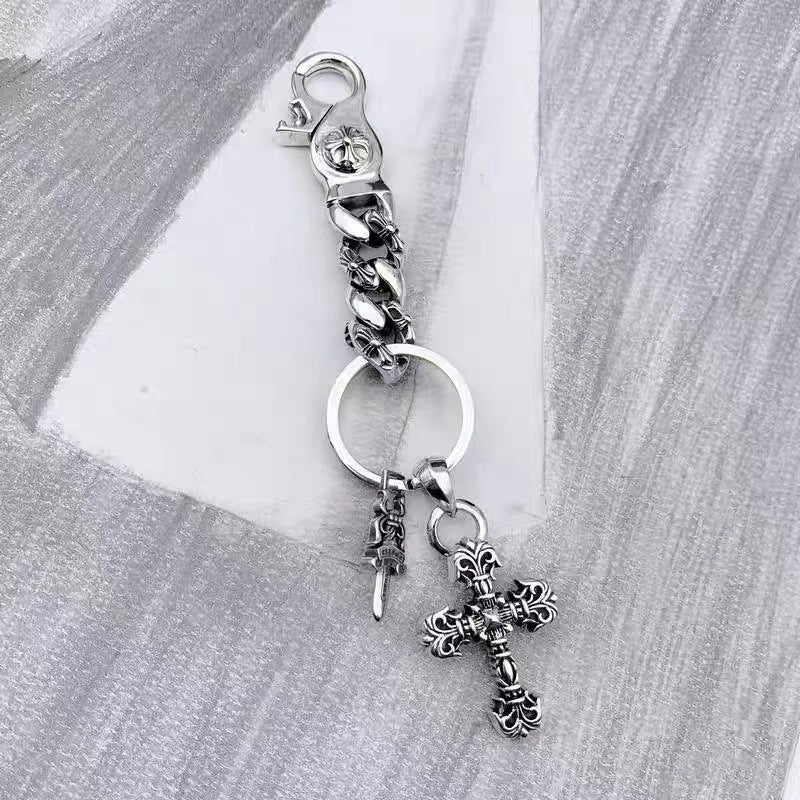 Retro chain waist trouser chain bag chain Key chain Retro dagger
