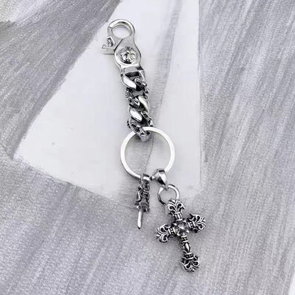 Retro chain waist trouser chain bag chain Key chain Retro dagger