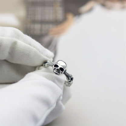 Skull open ring