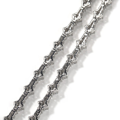 Diamond-studded high-end airplane tennis chain
